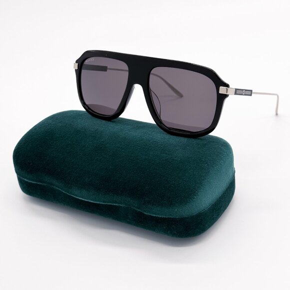 NEW GUCCI GG1309S 005, UNISEX SHIELD SUNGLASSES GUCCI - Picture 2 of 13